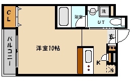 神戸市東灘区御影本町のマンションの間取り