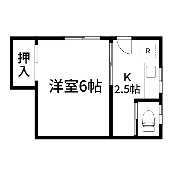 江戸川区平井のアパートの間取り