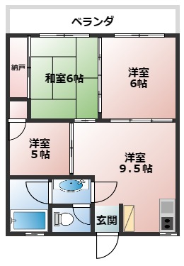 メゾン伊佐の間取り