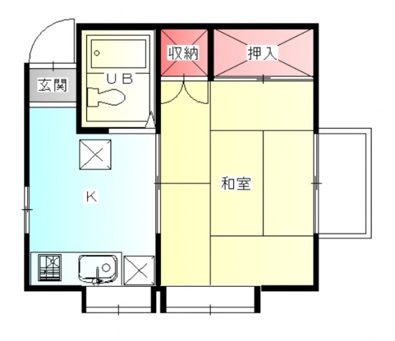 川上ハイツの間取り