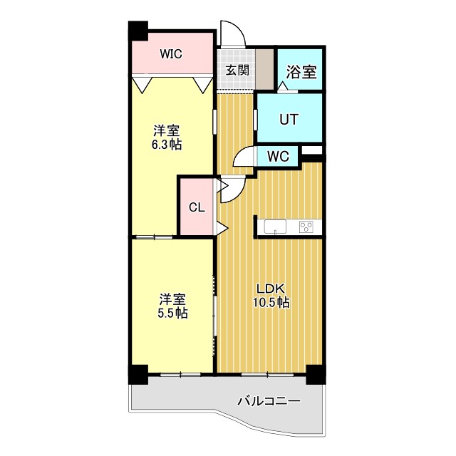 クレモナ山手の間取り