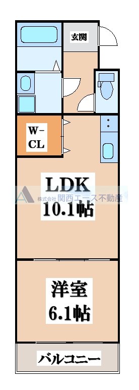 フジパレス駒林の間取り