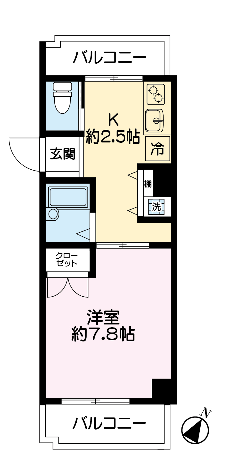 ノワール白山の間取り