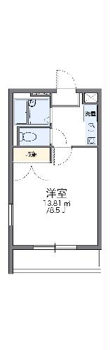 レオパレスリブェールの間取り