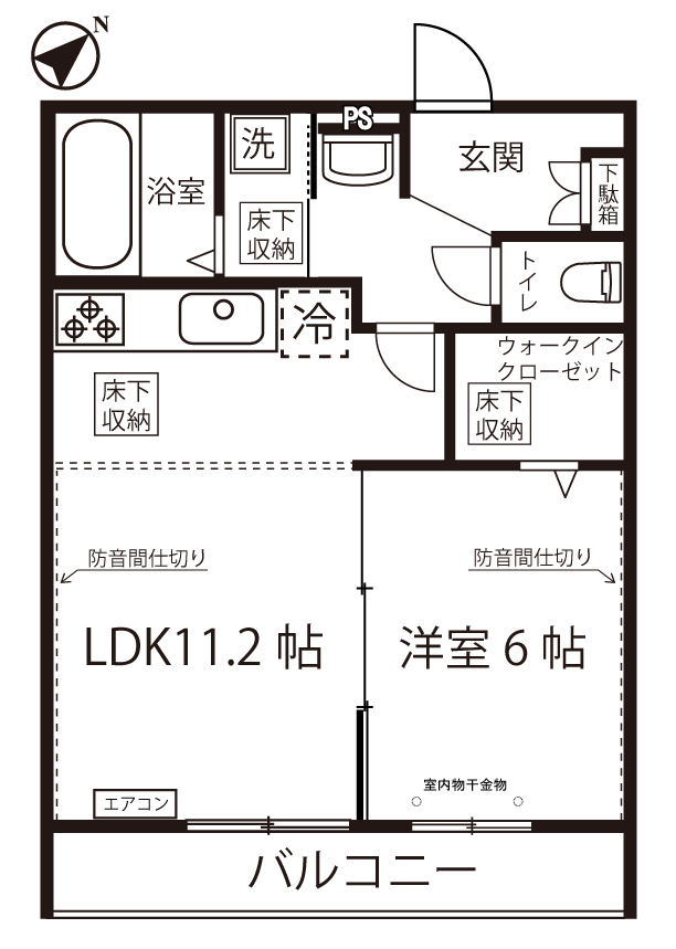 FUNs遊園2/ファンズ遊園2の間取り