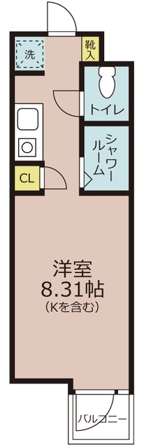 N.S.ZEAL東別院中駒ビルの間取り