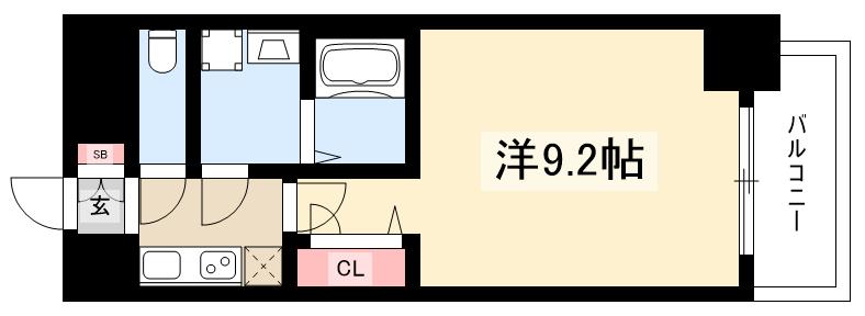 プレサンス栄フェルの間取り