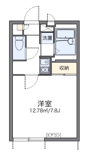 川口市東領家のアパートの間取り