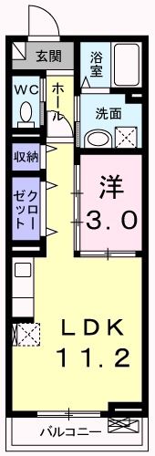 フランコリーヌの間取り