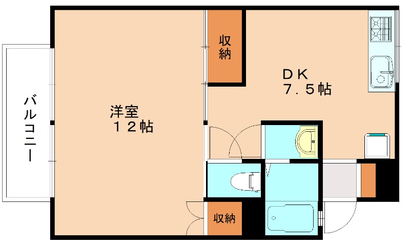 メゾン若宮の間取り