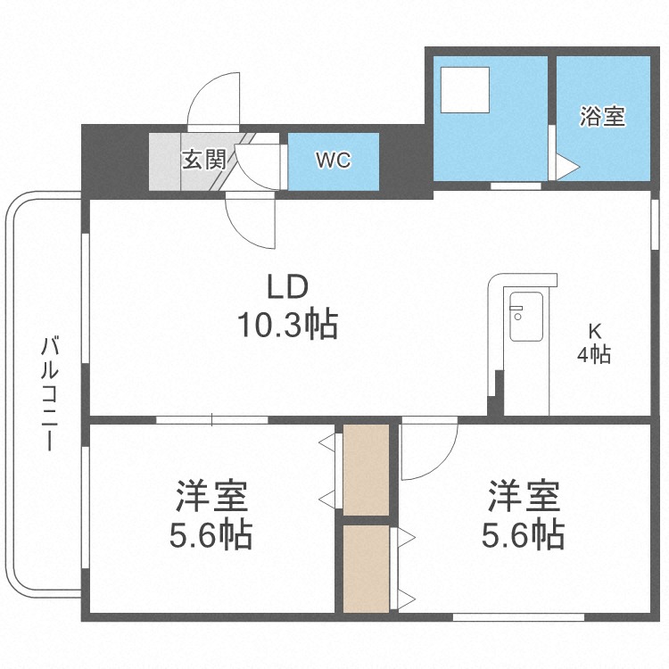 【ジュラヒルズ福住の間取り】