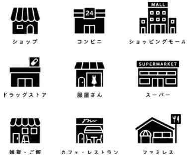 【ジュラヒルズ福住のショッピングセンター】