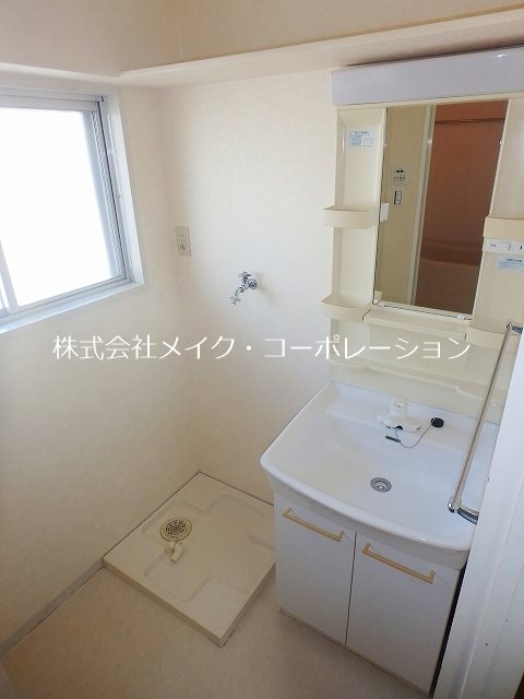 【福岡市早良区南庄のマンションの洗面設備】