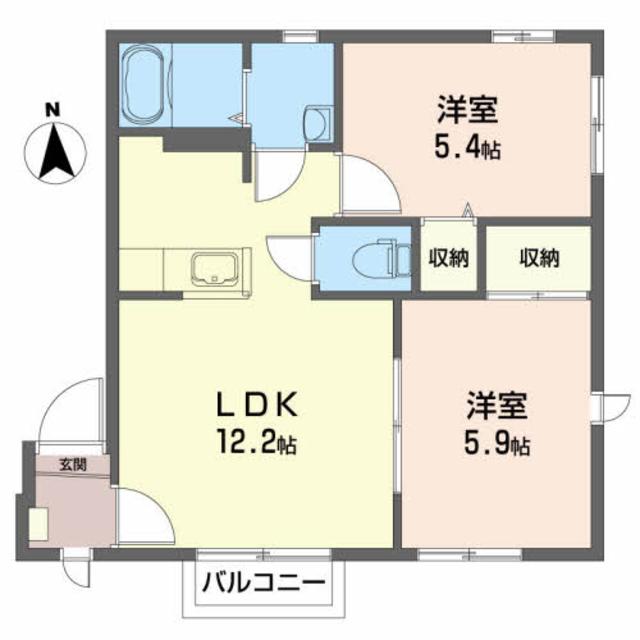 ファミ－ル北日詰　Ｃの間取り