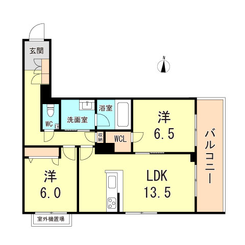 シャーメゾン潮見台の間取り