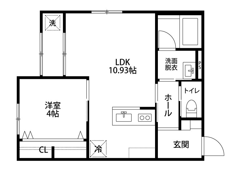 グレイス東栄町の間取り