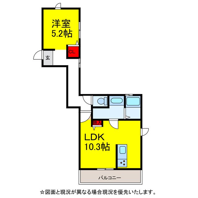 N・D-ROOM KARABEの間取り