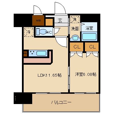 アルティザ仙台花京院の間取り