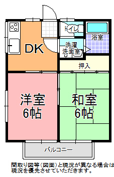 サンハイツ　Ｂ棟の間取り