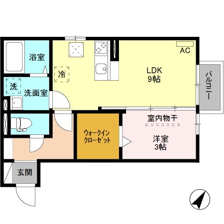 アルシオネ　103の間取り