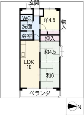 マーキュリーアットの間取り