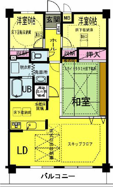 ルネス柳橋の間取り