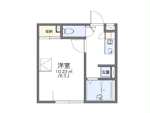 レオパレスあさひIIの間取り