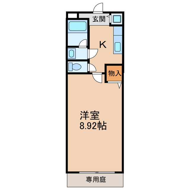 和歌山市今福のアパートの間取り