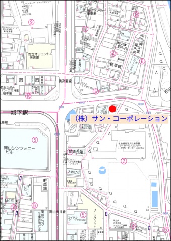 【岡山市北区庭瀬のアパートの駐車場】