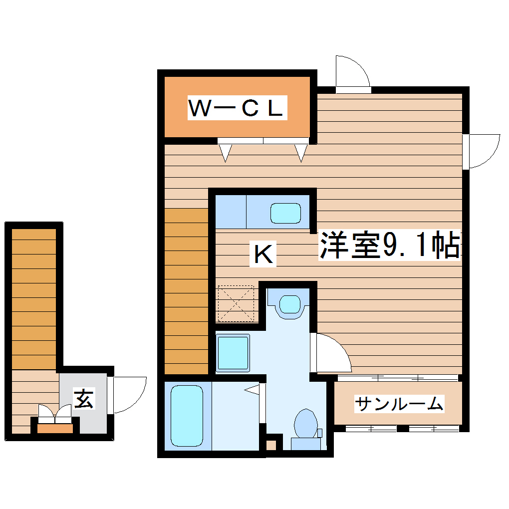 【イリーデの間取り】