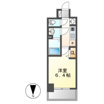 プレサンス名駅南エディフィスの間取り