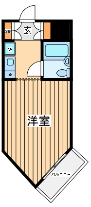 コンドミニアムメイ・大倉山の間取り