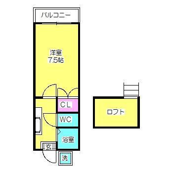 アートイン　　ブルースカイの間取り