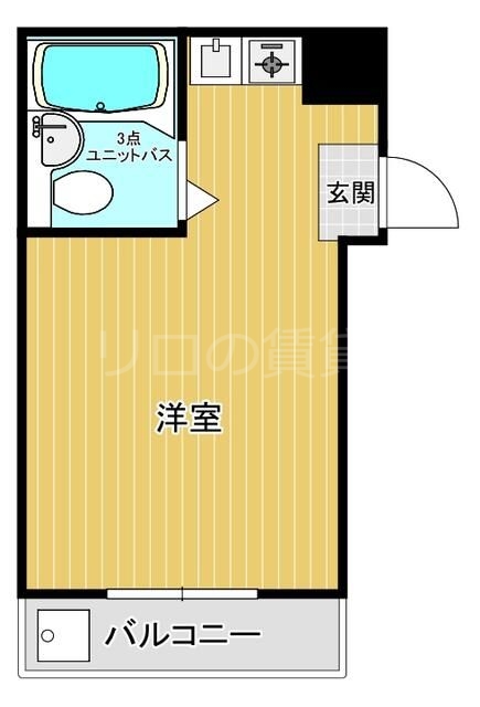 大田区大森西のマンションの間取り