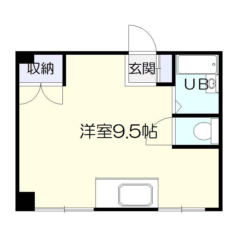 ハイツユニバーシティ　鹿児島市賃貸マンションの間取り