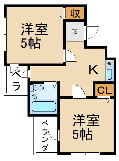 ミングルAP星ヶ丘二番館の間取り