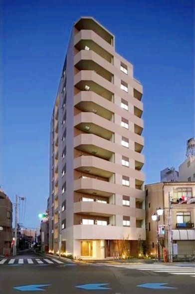 ルフレリバーサイド町屋の建物外観