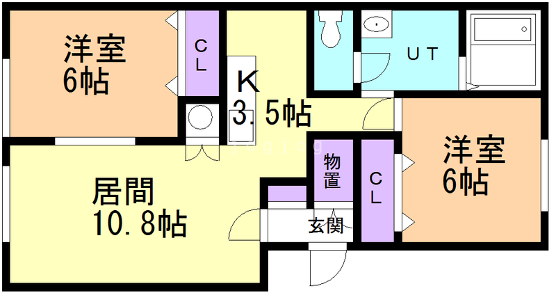 キューブVの間取り