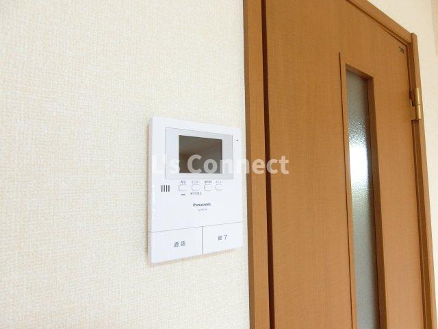 セキュリティ　突然の来客時もＴＶモニターホンでしっかり確認。