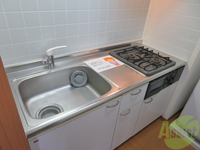 キッチン　システムキッチンなので、すぐお料理出来ちゃいます。