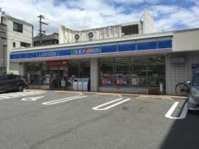 コンビニ　ローソン阪南町五丁目店（コンビニ）まで455m