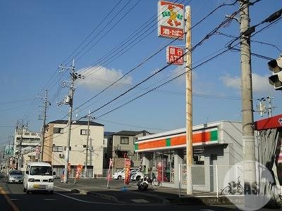 コンビニ　サンクス堺新家町店（コンビニ）まで672m