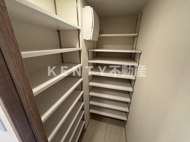 収納　十分な収納スペースがあります