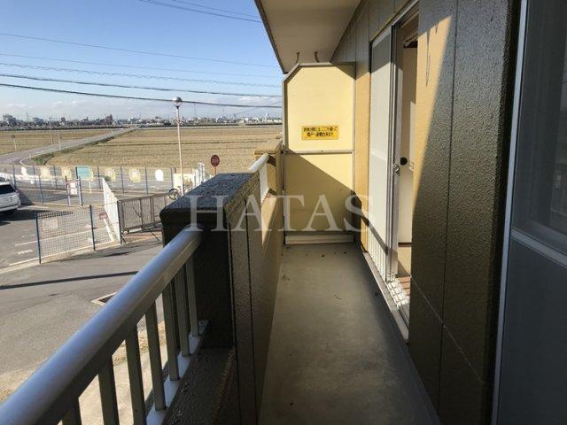 バルコニー　同物件別部屋です。