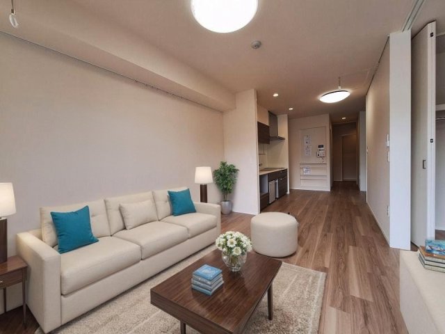 居室・リビング　CG家具のため実際は家具が付きません