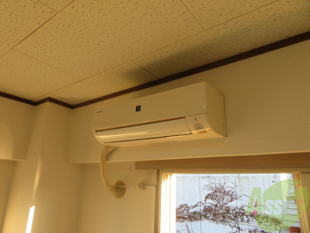 その他設備　エアコンが設置してありますので、寒暖対策もばっちり。