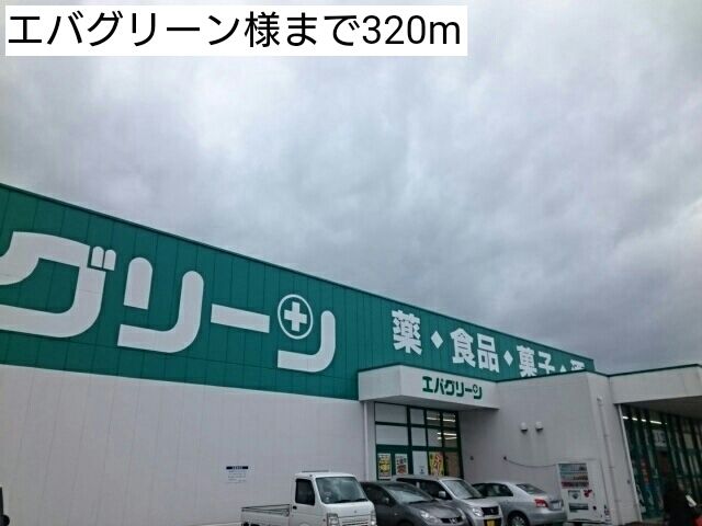 スーパー　エバグリーン様（スーパー）まで320m