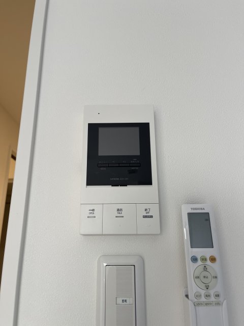 セキュリティ　同物件別号室の写真です。