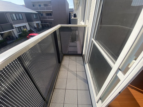 バルコニー　※別部屋の写真です