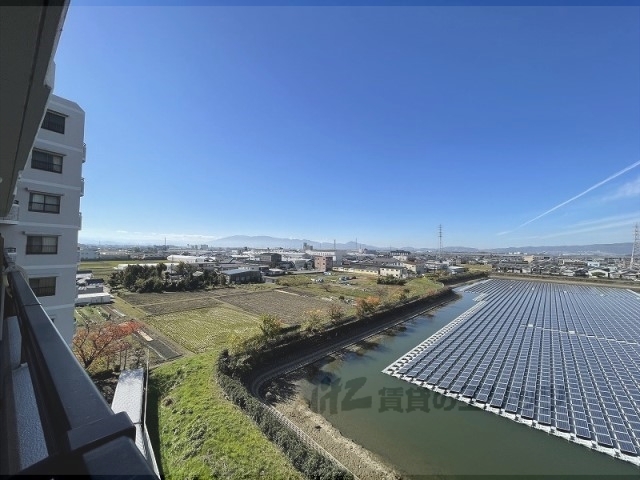 眺望　ベランダから左の景色